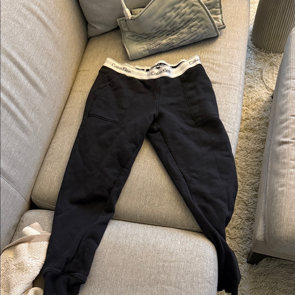 Calvin Klein Black Jogger Sweats